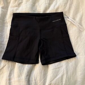 Women's I A B Black Athletic Shorts